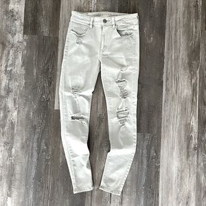 Distressed American Eagle Next Level Stretch Jeans